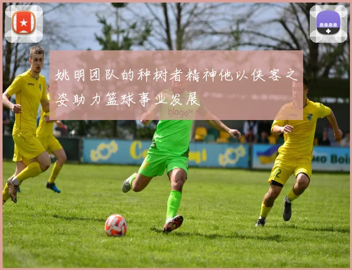 姚明团队的种树者精神他以侠客之姿助力篮球事业发展